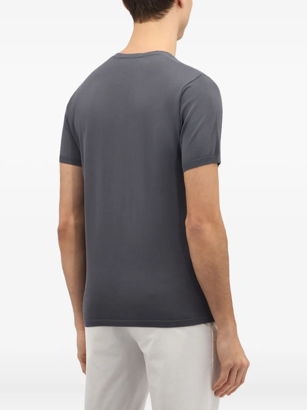 Brooks Brothers T-shirt met ronde hals Grijs