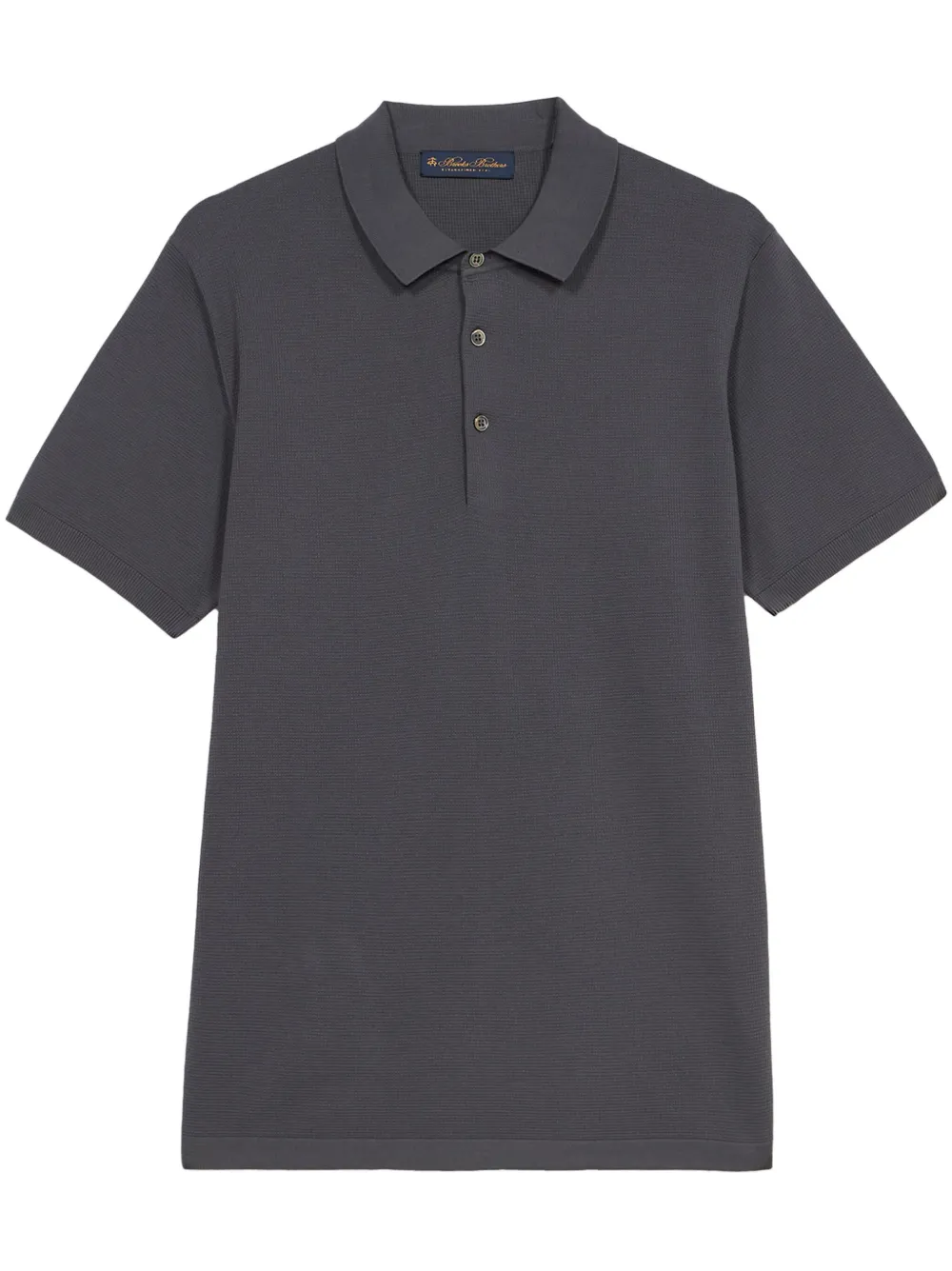 Brooks Brothers Poloshirt met korte mouwen Grijs