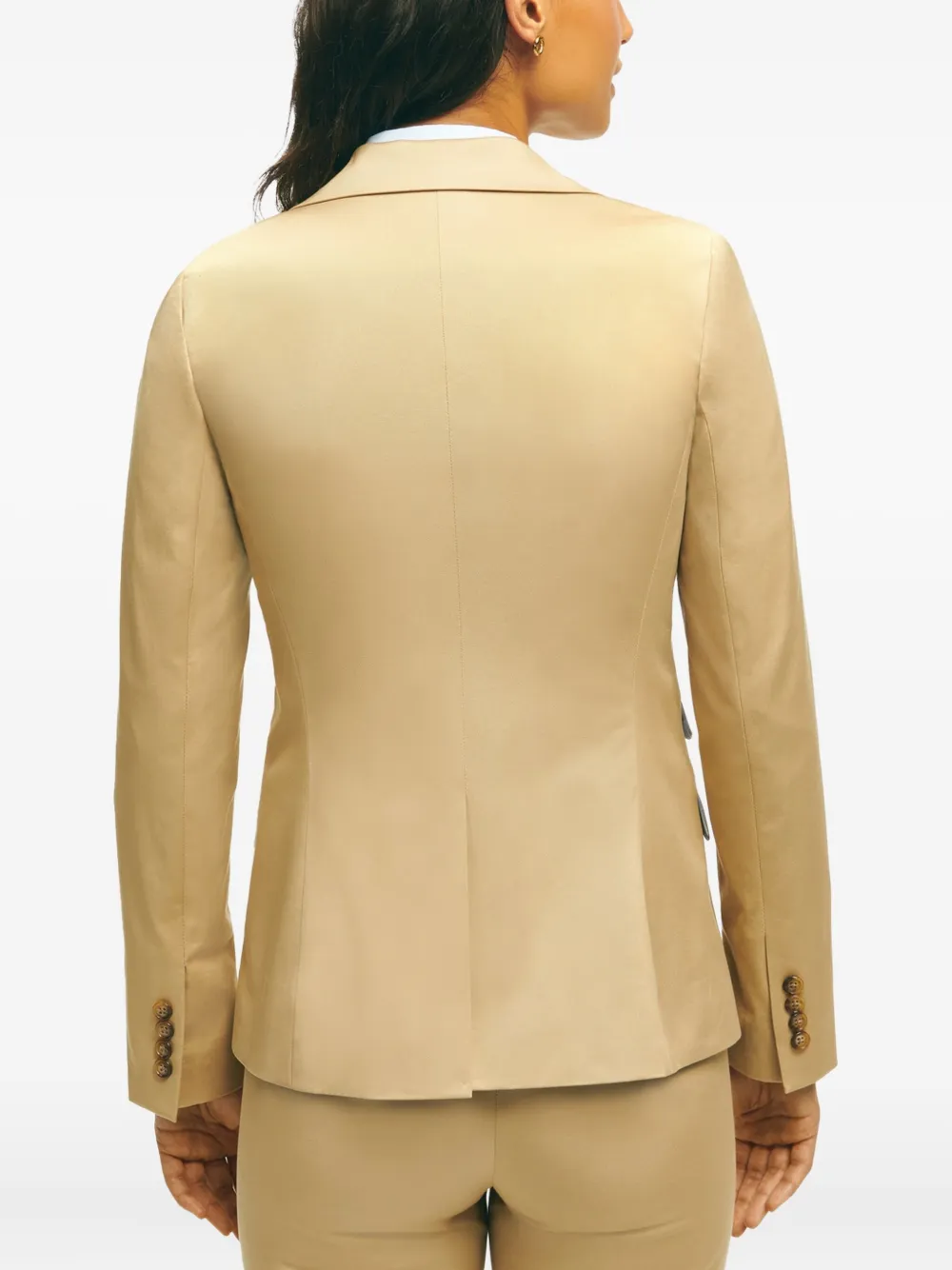  Brooks Brothers Buttoned Flap-pocket Blazer - Neutrals 