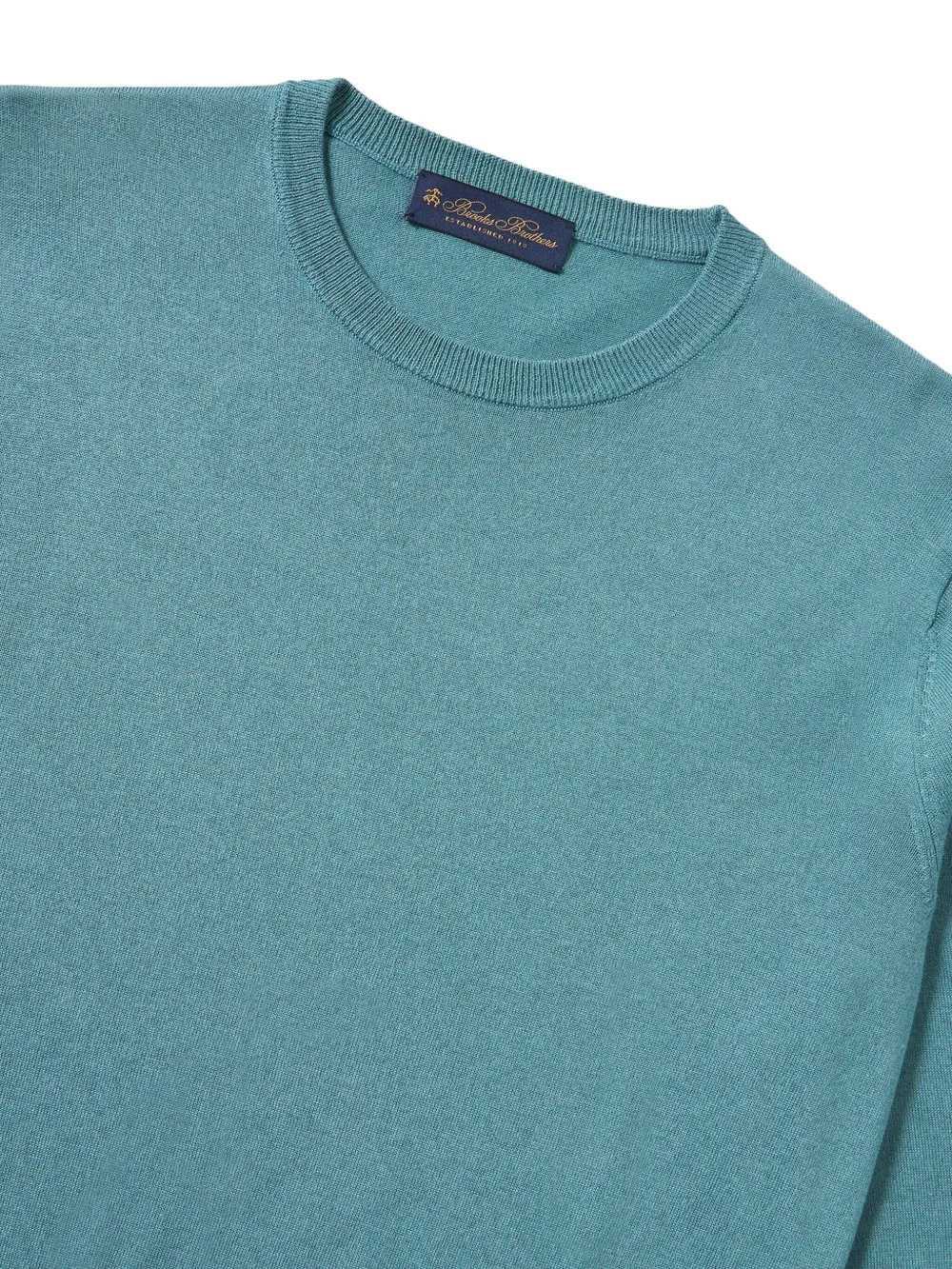 Brooks Brothers Trui met ronde hals - Blauw