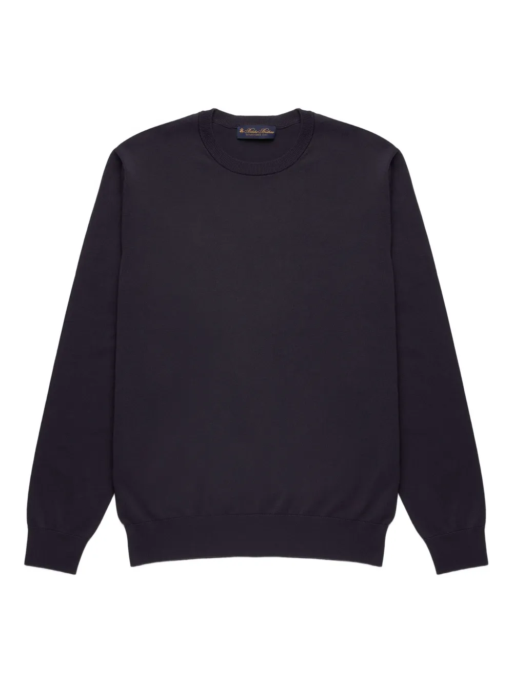 Brooks Brothers crew-neck merino wool sweater - Blu