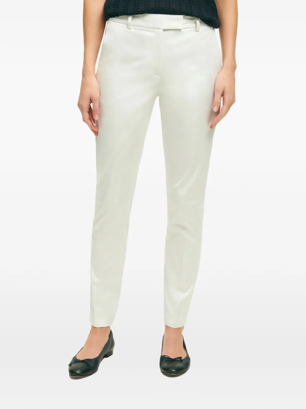Brooks Brothers bel-loops trousers - Bianco