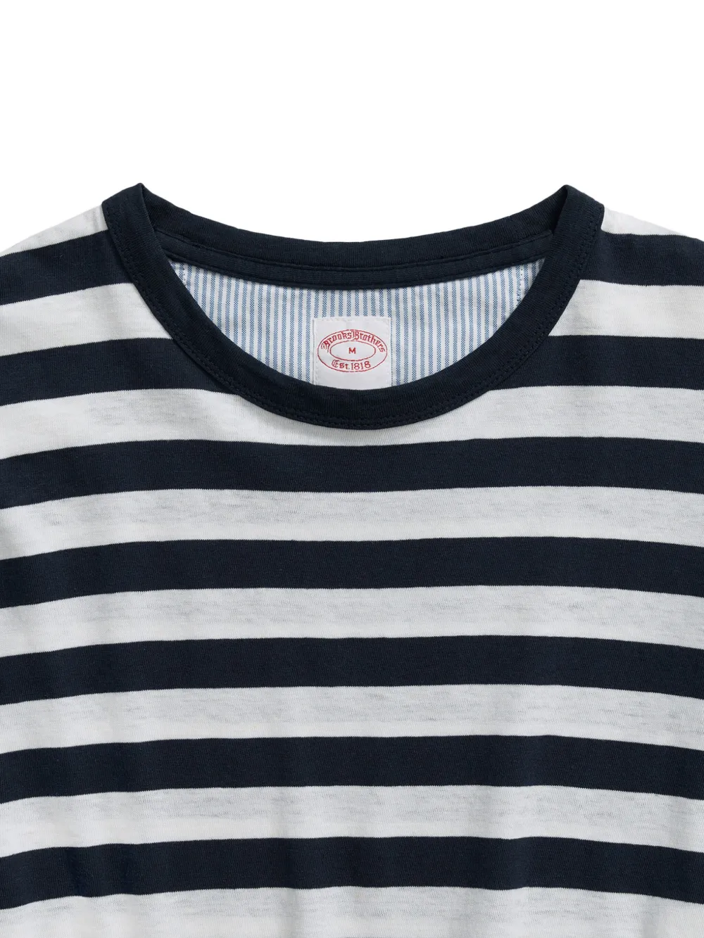 Brooks Brothers Gestreept T-shirt - Blauw