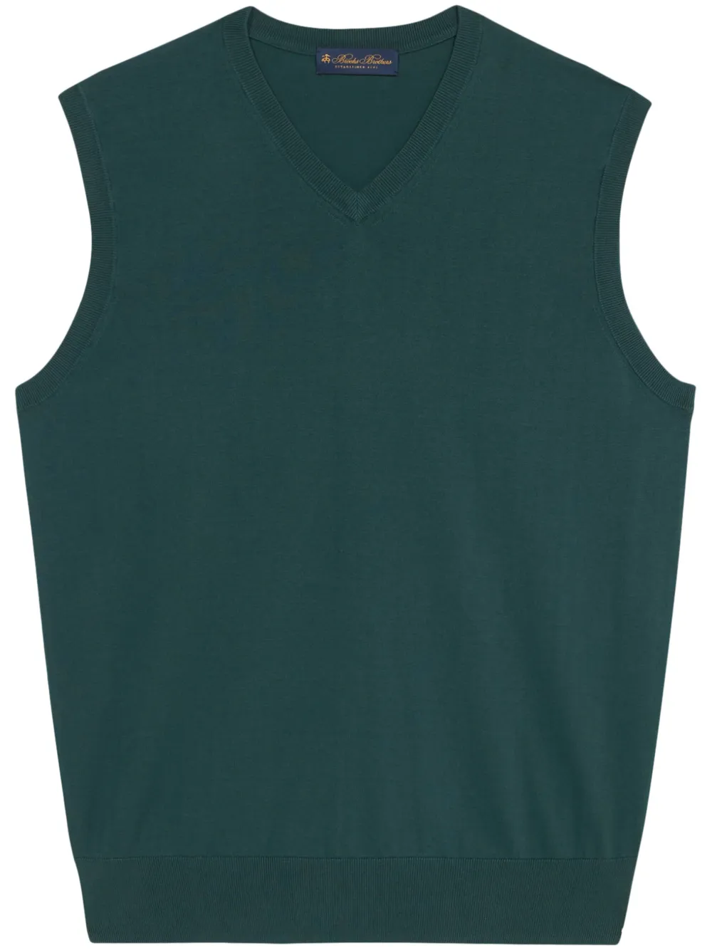 Brooks Brothers Katoenen gilet Groen