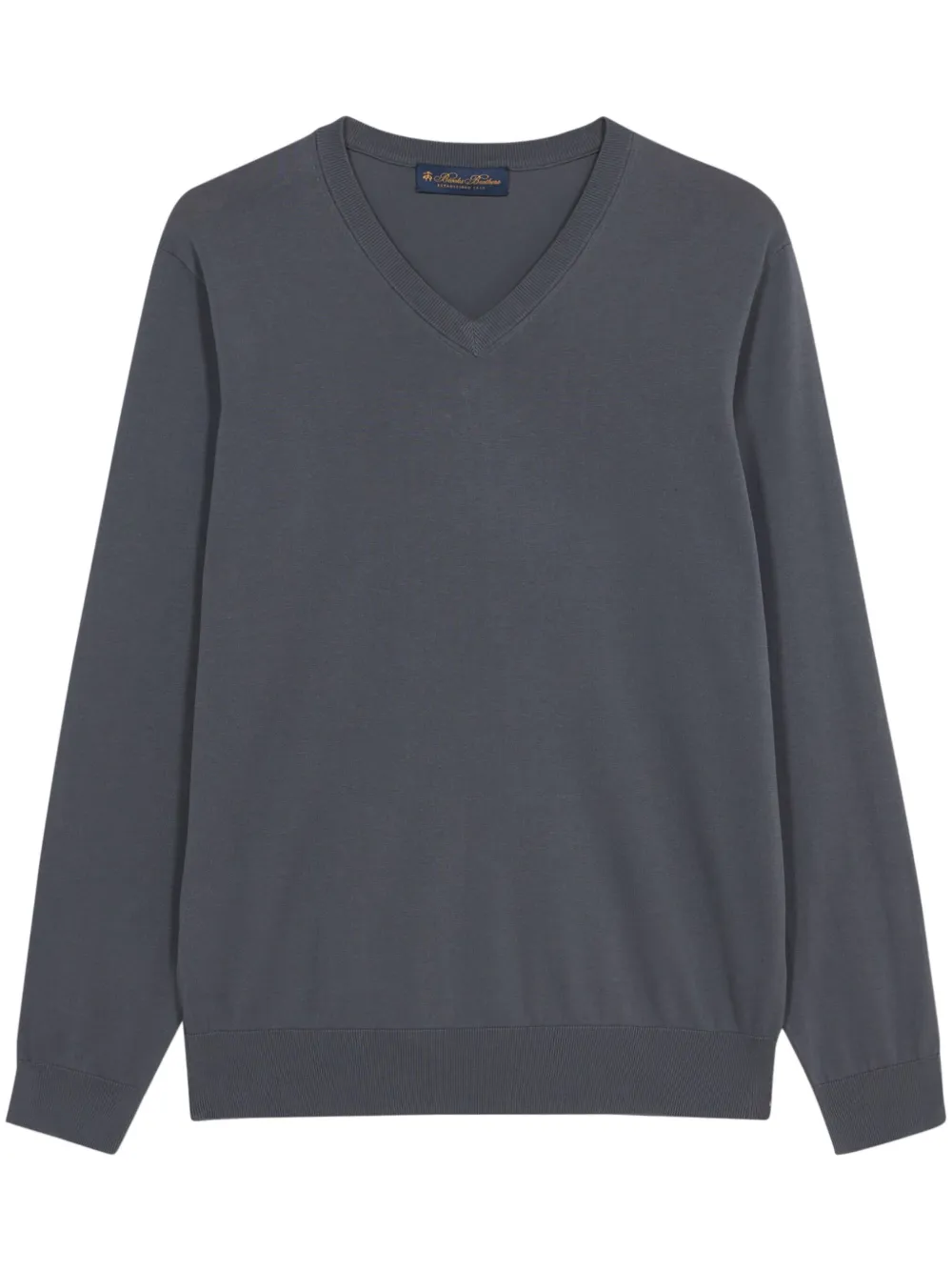 Brooks Brothers Maglione con scollo a V | grigio | Image 1