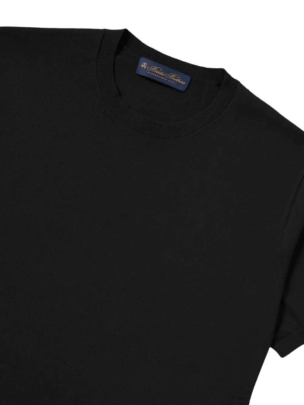 Brooks Brothers Katoenen T-shirt - Zwart
