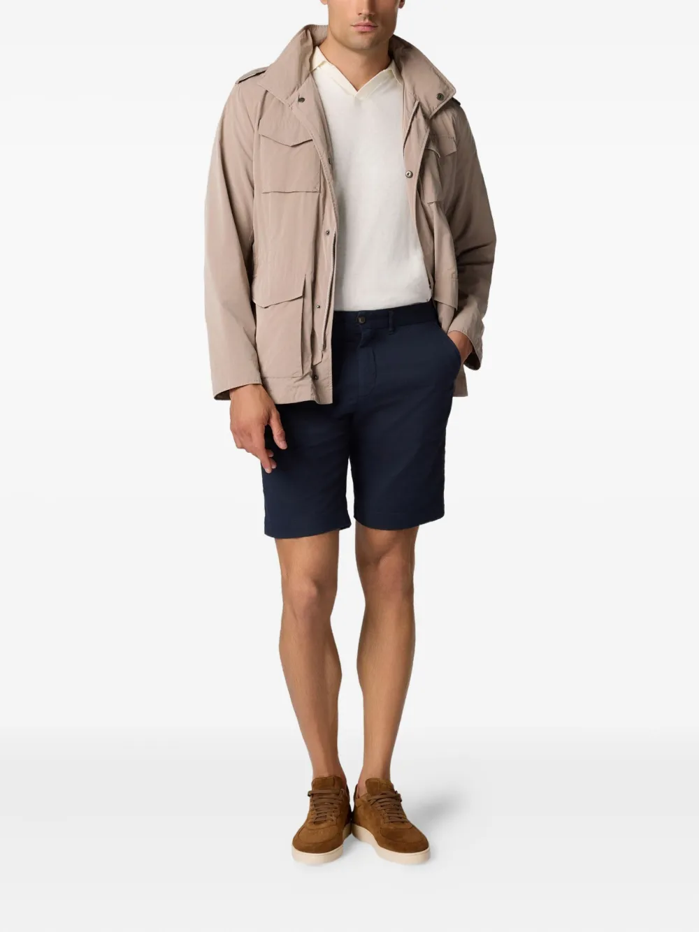 Brooks Brothers Klassieke shorts Blauw