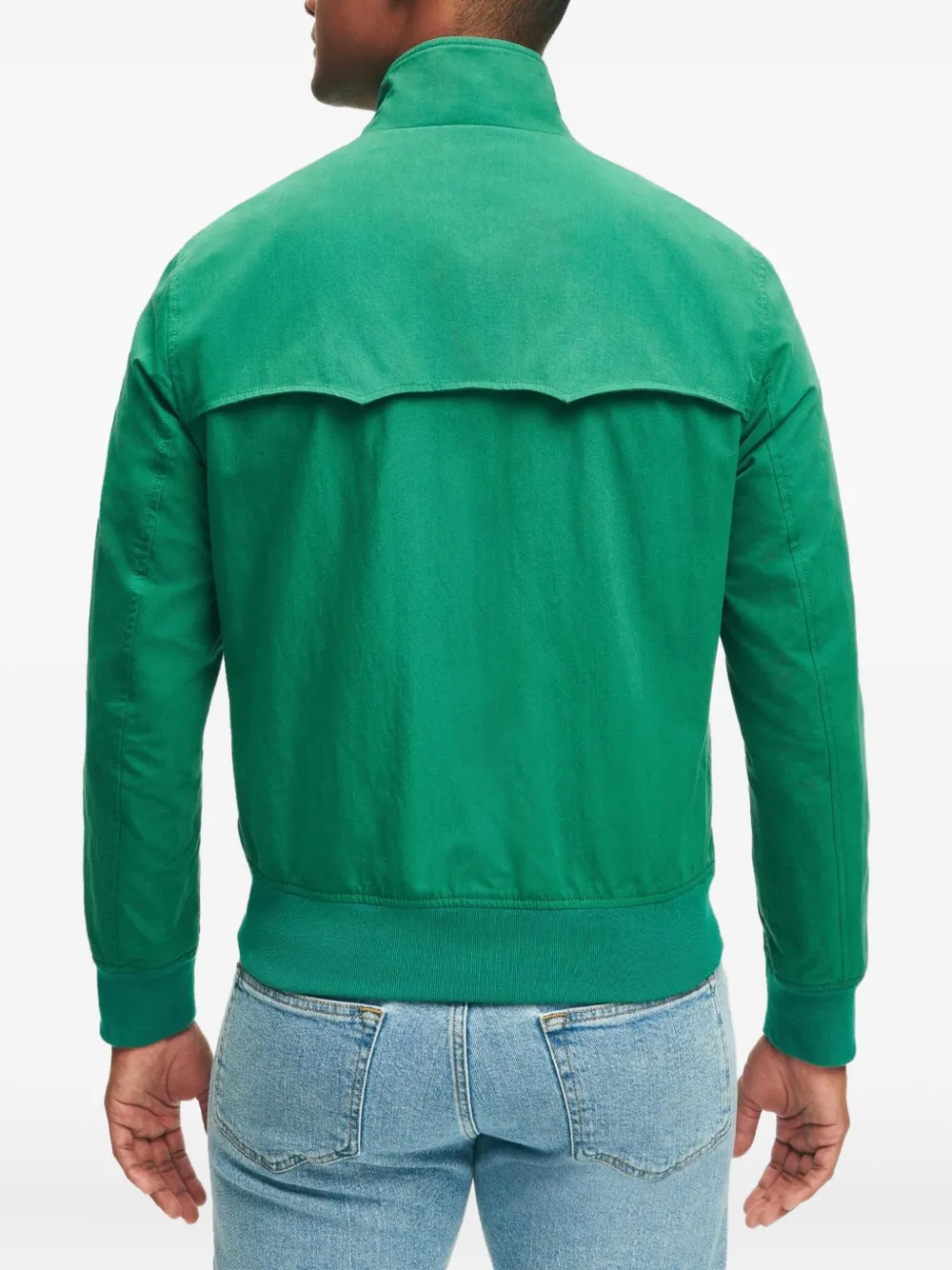Brooks Brothers zip-front bomber jacket Groen