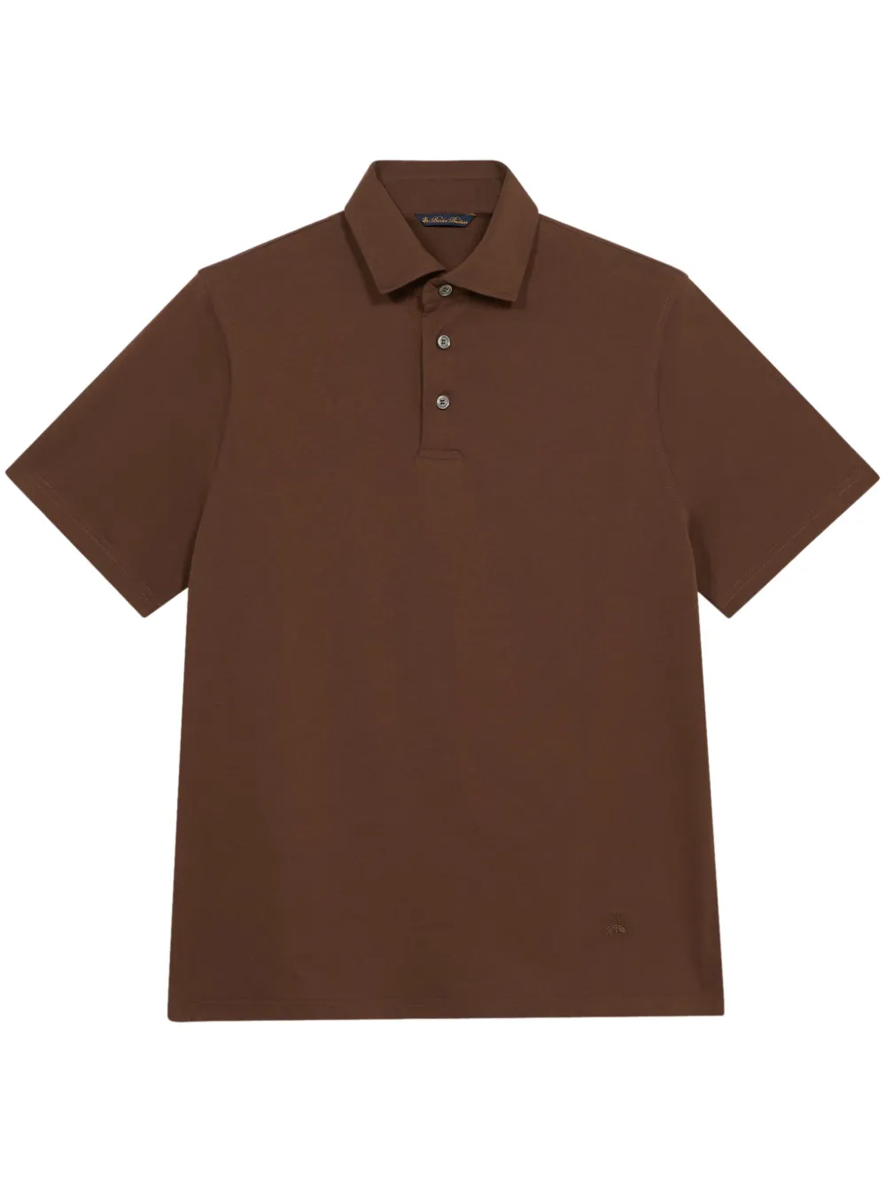 Brooks Brothers Poloshirt mit kurzen Ärmeln - Braun