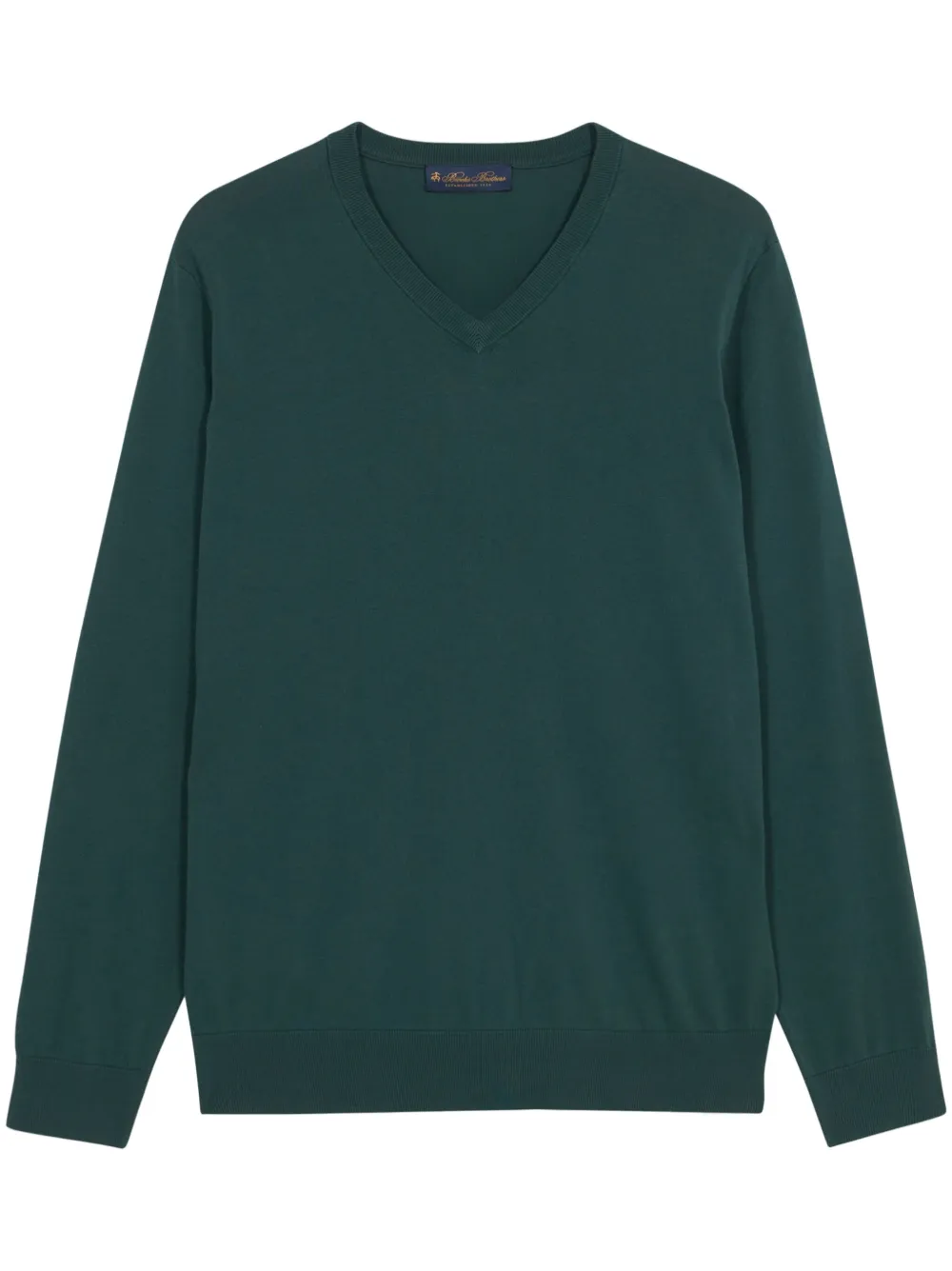 Brooks Brothers Maglione con scollo a V - Verde