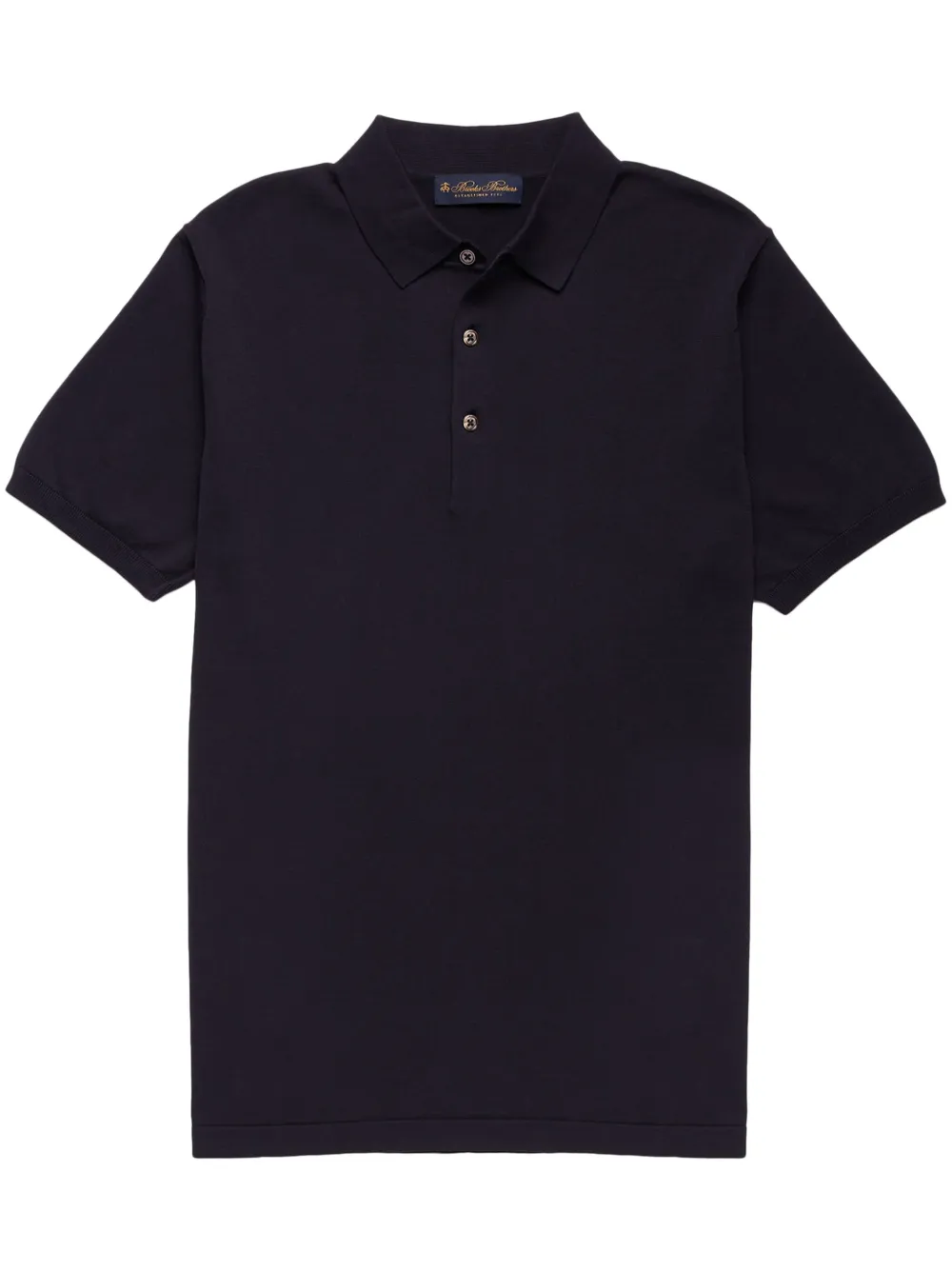 Brooks Brothers Polo con ricamo logo - Blu