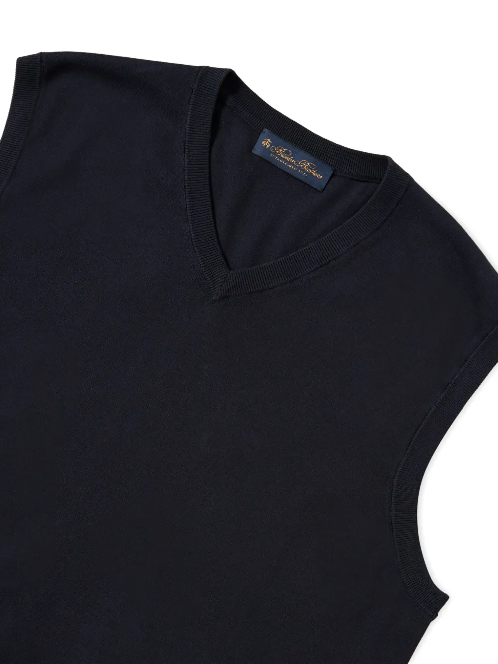 Brooks Brothers Katoenen gilet - Blauw