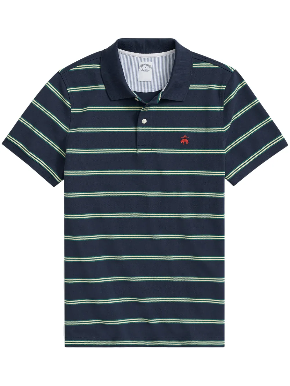 Brooks Brothers Poloshirt mit Logo-Stickerei - Blau