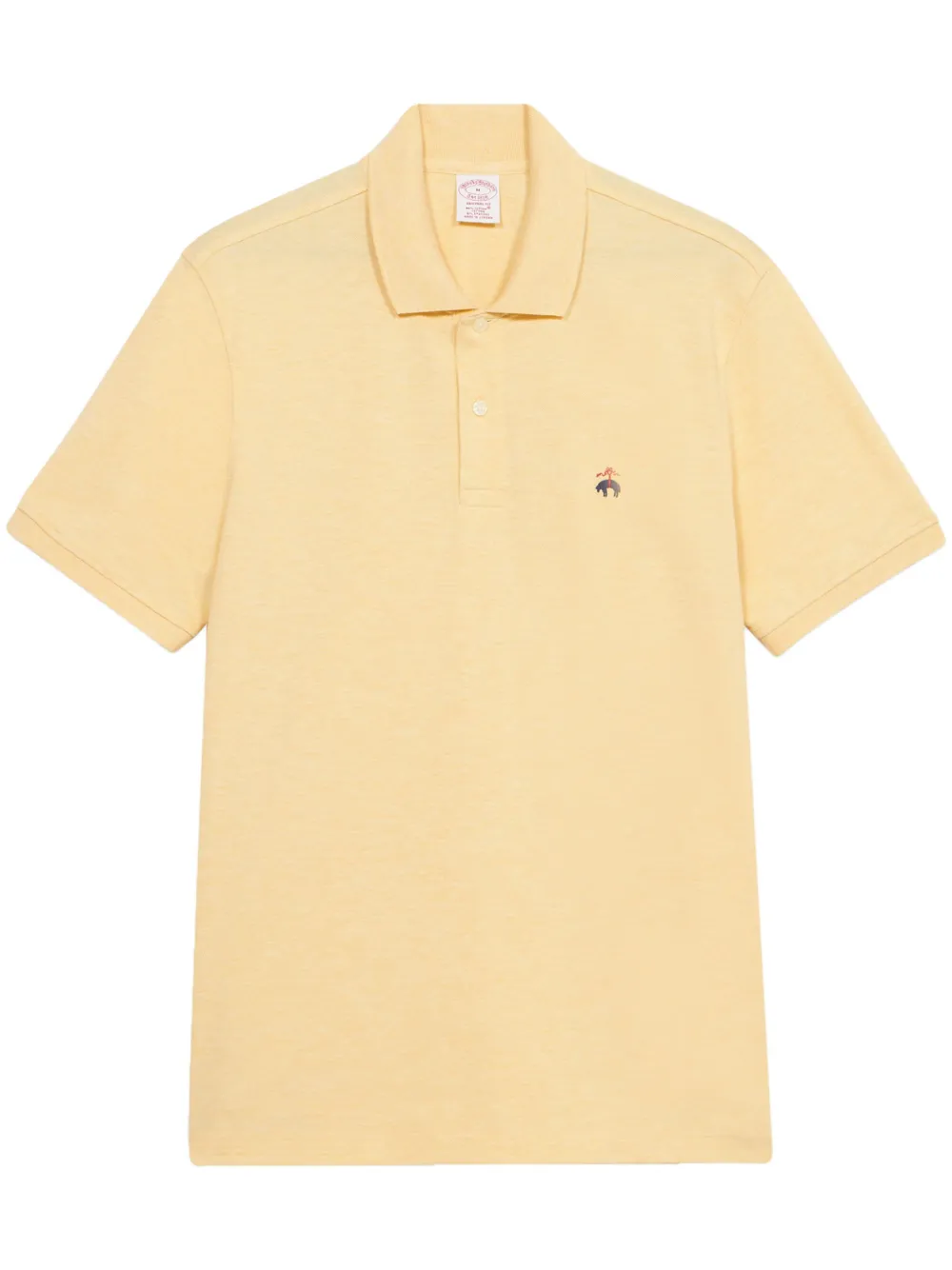 Brooks Brothers Polo con ricamo - Giallo