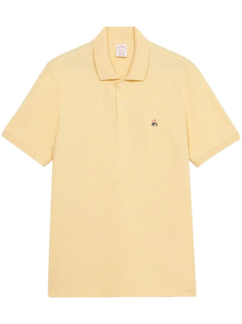 Brooks Brothers logo-embroidered polo shirt