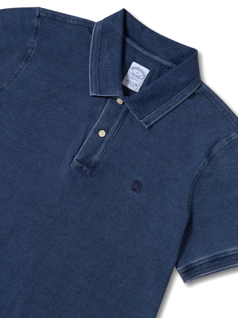 Brooks Brothers Denim poloshirt - Blauw