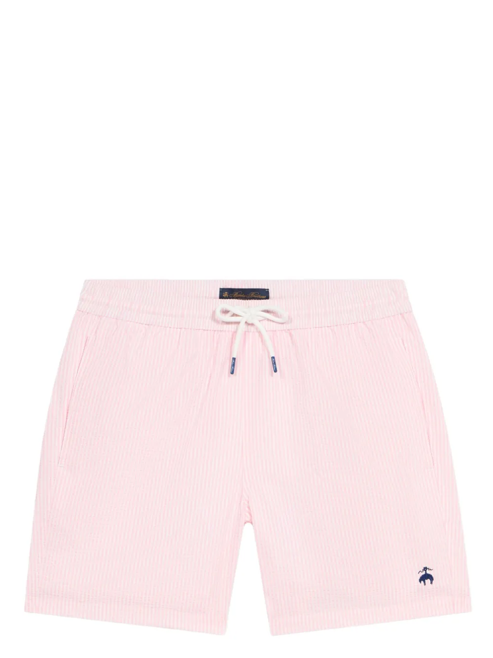 Brooks Brothers zigzag swim shorts | Pink | Image 1
