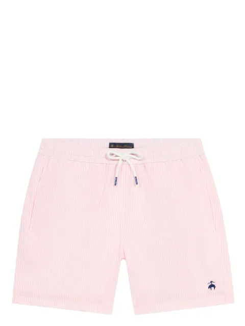Brooks Brothers zigzag swim shorts