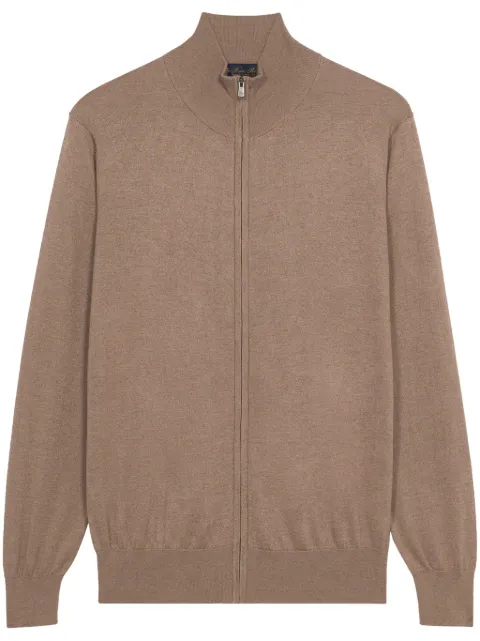 Brooks Brothers zip-up cardigan