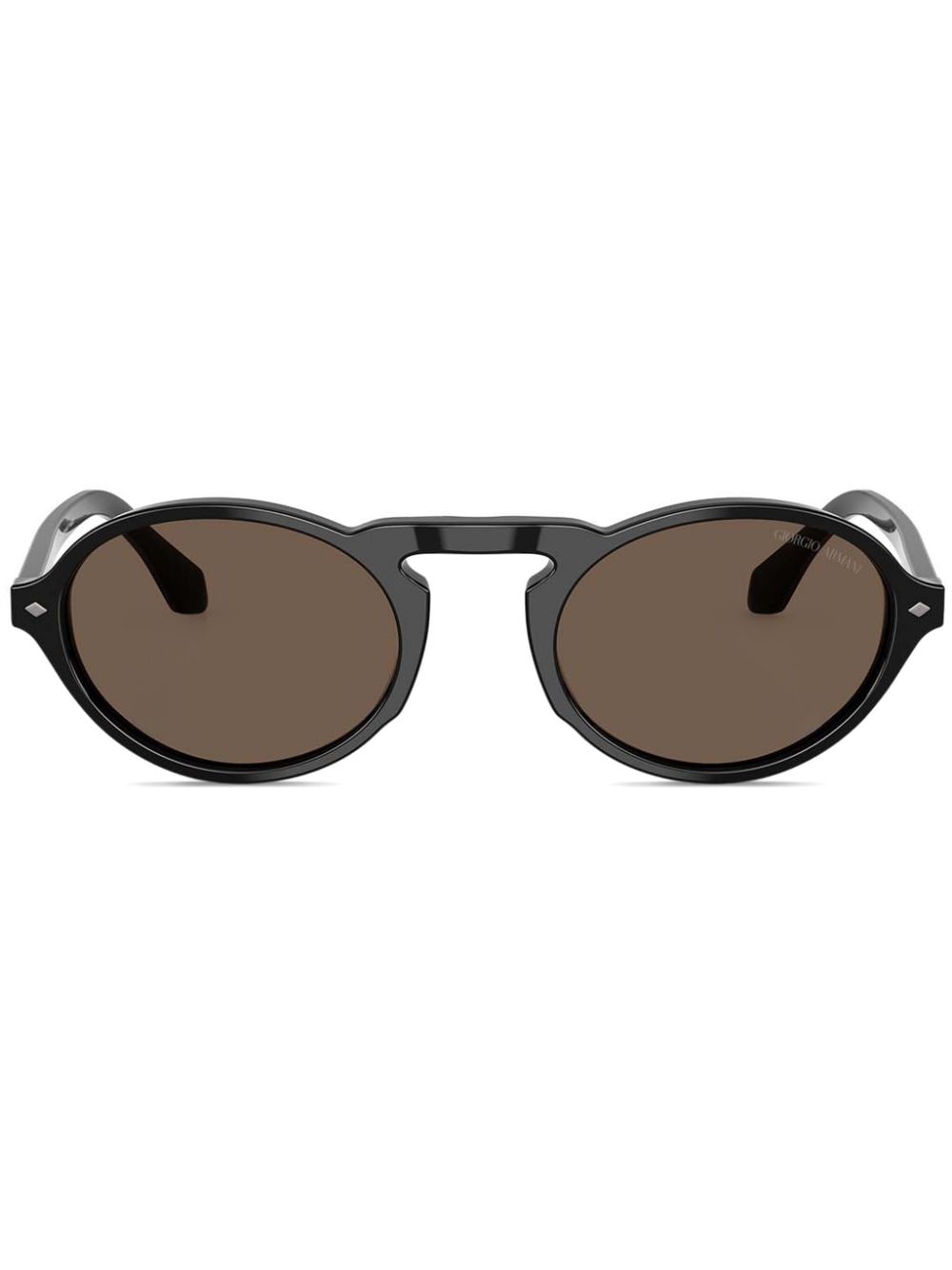 oval-frame sunglasses