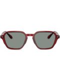 Giorgio Armani transparent sunglasses - Red