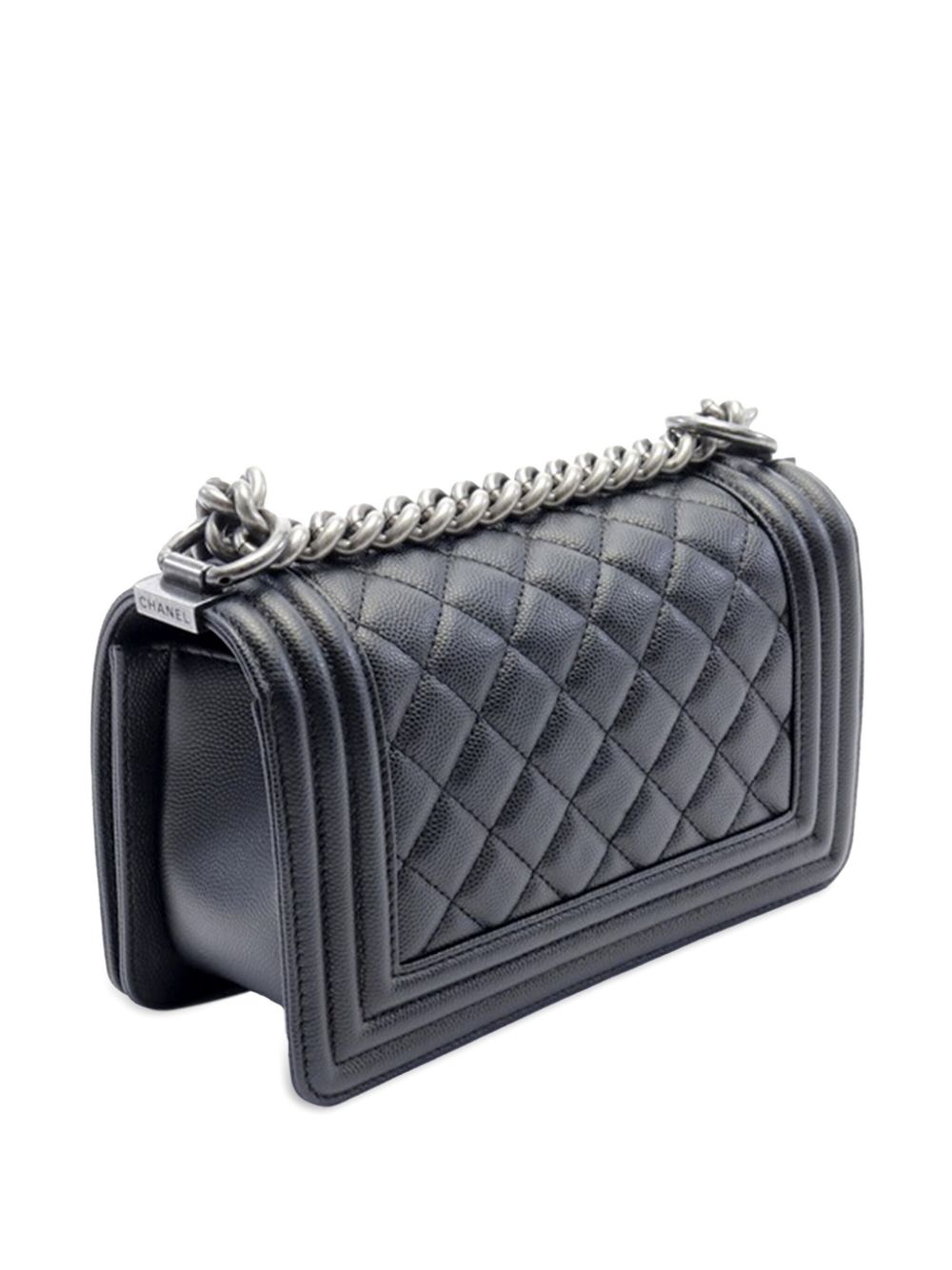 CHANEL 2018-2019 Small Caviar Boy Flap crossbody bag Women