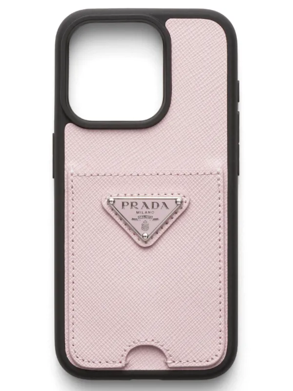 スマートフォン・携帯電話 PRADA iPhone15用ケース ピンク