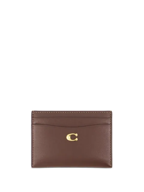 Coach leather card case