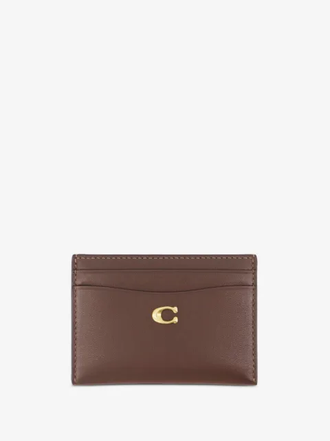 Coach leather card case