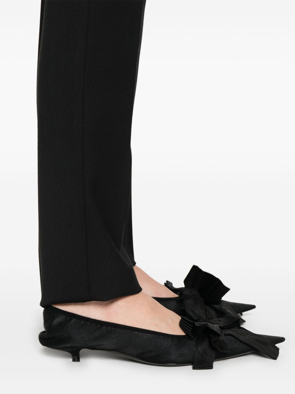 Shop Tagliatore Tailored Trousers In Black