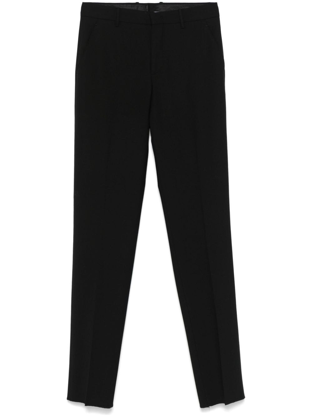 Shop Tagliatore Tailored Trousers In Black