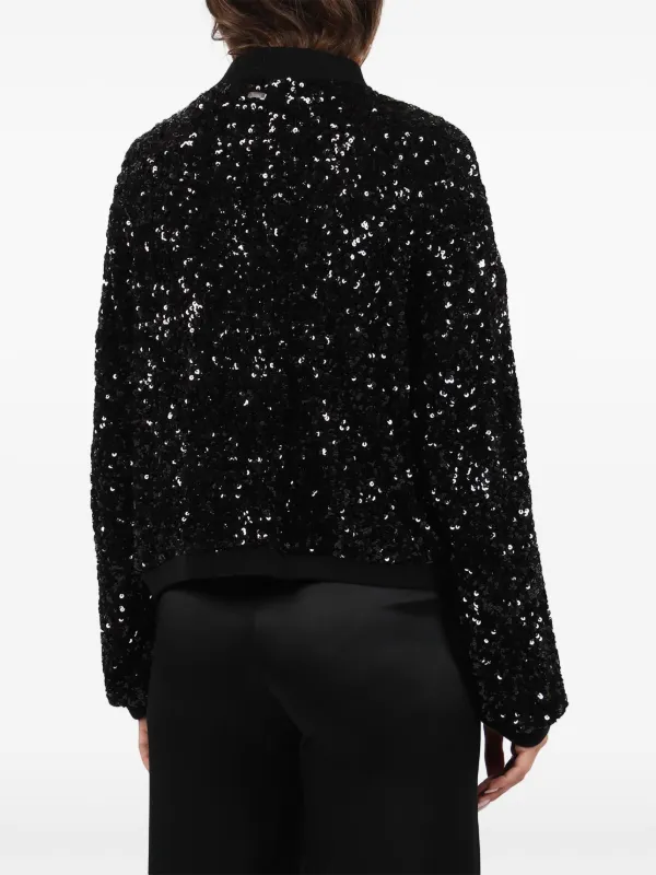 VIP【送料関税込】Herno Bomber Jacket With Sequins Herno sequin-embellished Bomber Jacket | Gold | FARFETCH