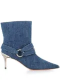 Jean-Michel Cazabat denim ankle boots - Blue