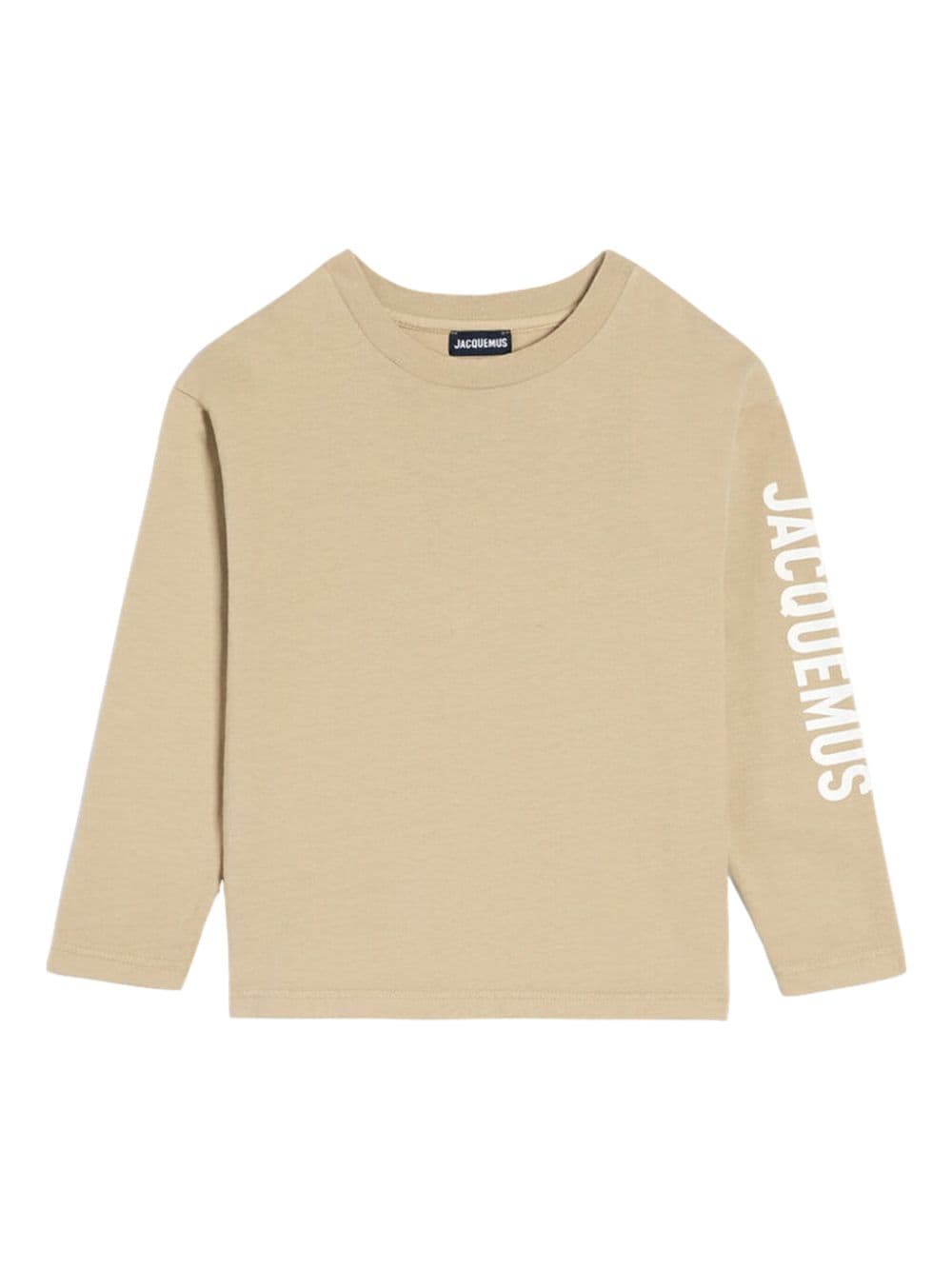 Shop Jacquemus L'enfant Logo-print T-shirt In Nude