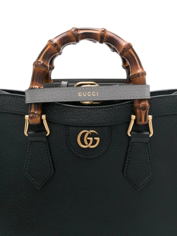 GUCCI DIANA SMALL LEATHER TOTE BAG ダイアナ Gucci Diana small tote bag in black leather | GUCCI® US