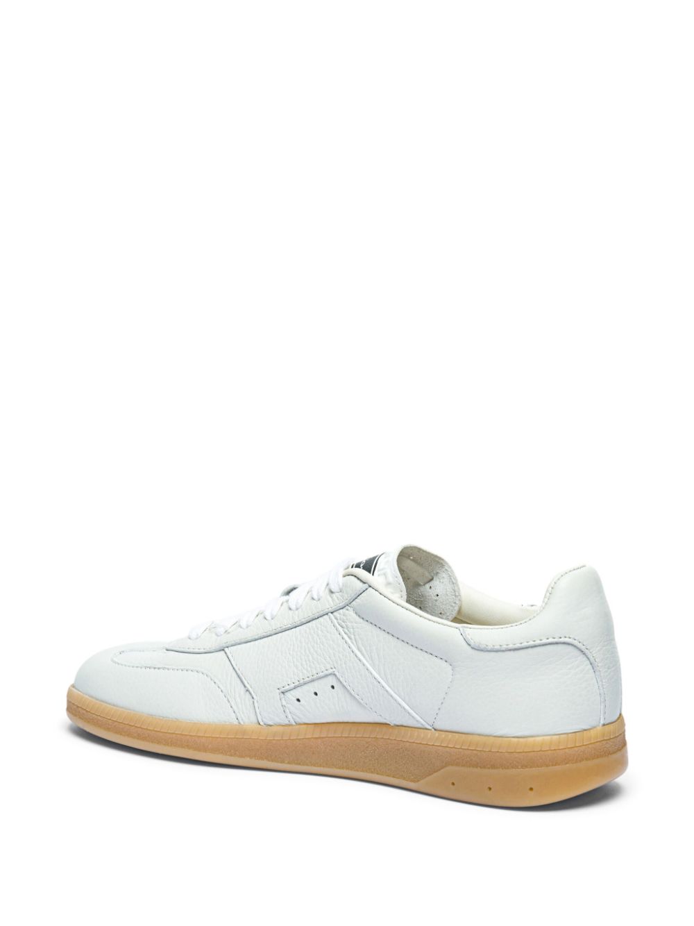 Santoni Leren sneakers Wit