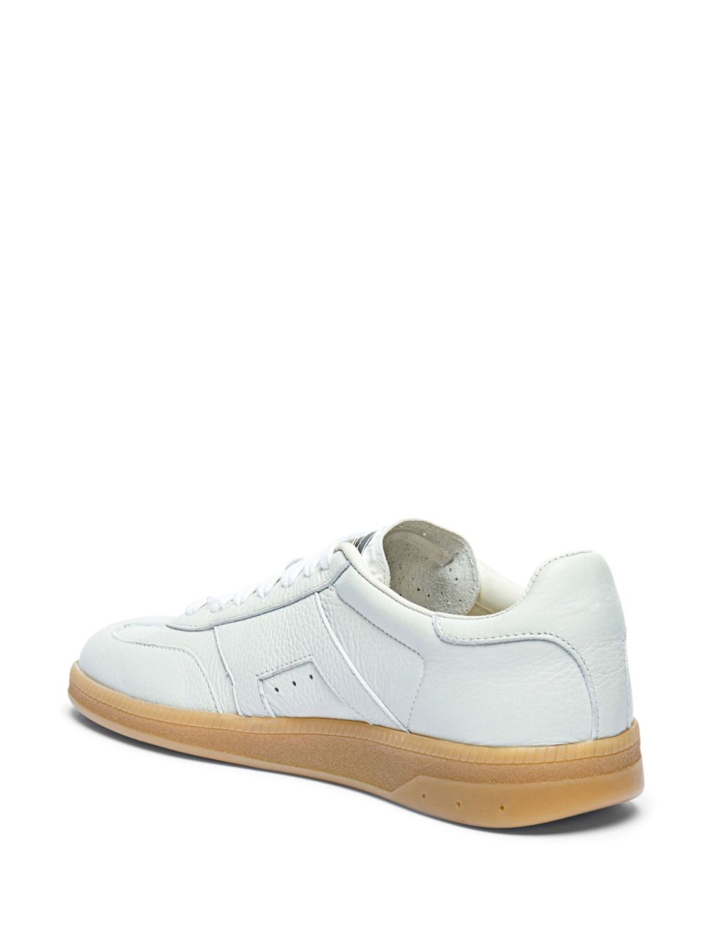 Santoni Leren sneakers Wit