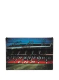 Paul Smith Manchester United - 'Stretford End' leather card holder - Black