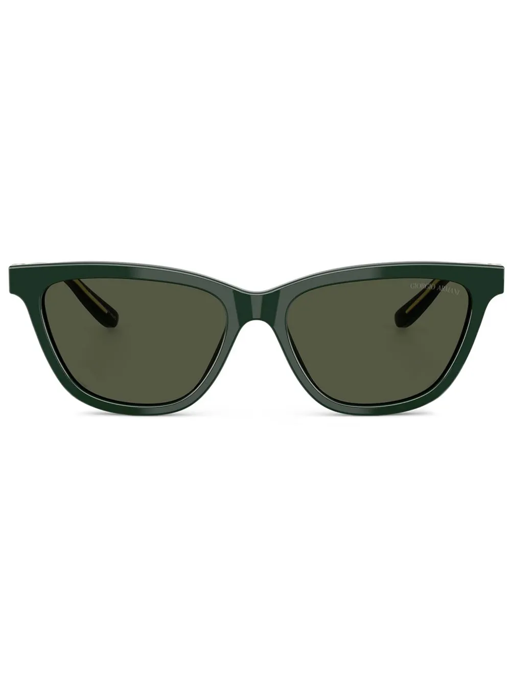 Giorgio Armani lentes de sol con armazón rectangular | verde | Image 1
