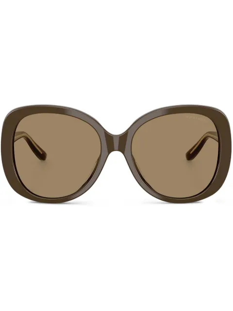 Giorgio Armani lentes de sol con armazón redonda