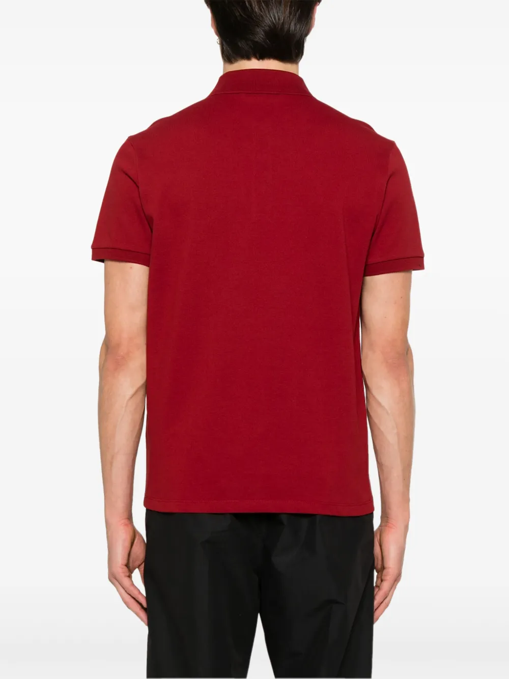 Moncler Poloshirt met korte mouwen Rood