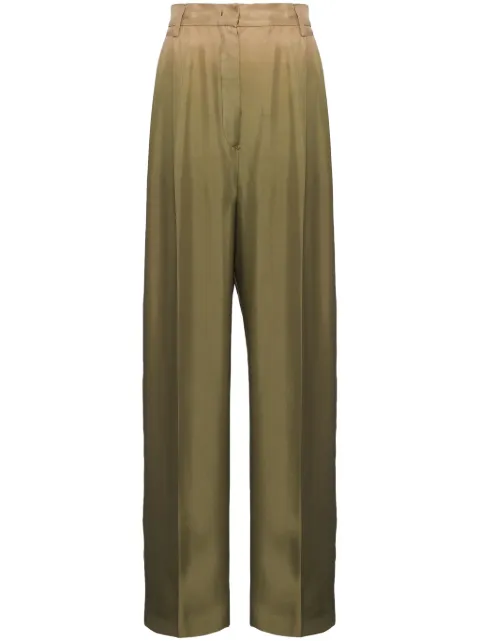 Prada pantalones palazzo con efecto degradado
