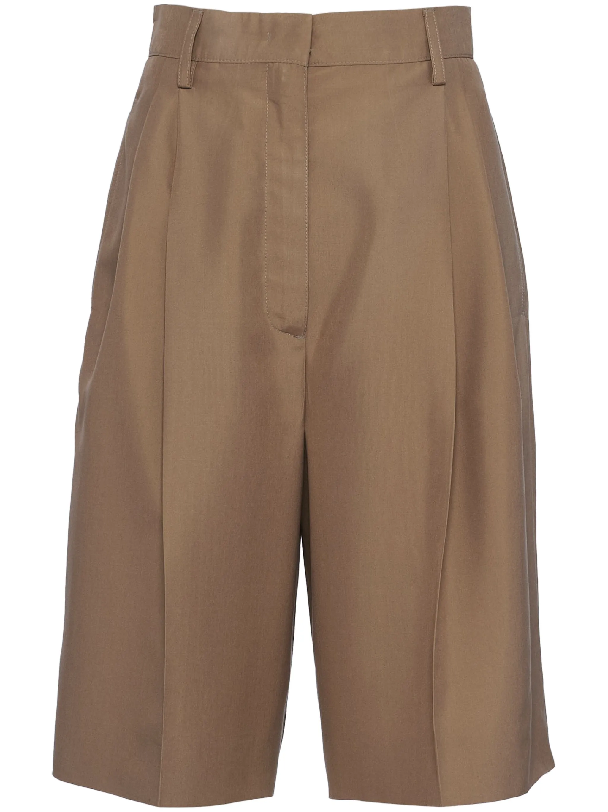 Prada silk bermuda shorts