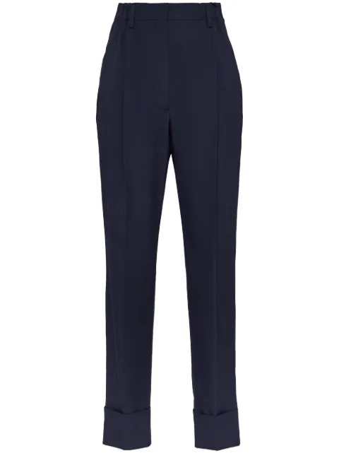 Prada poplin tailored trousers