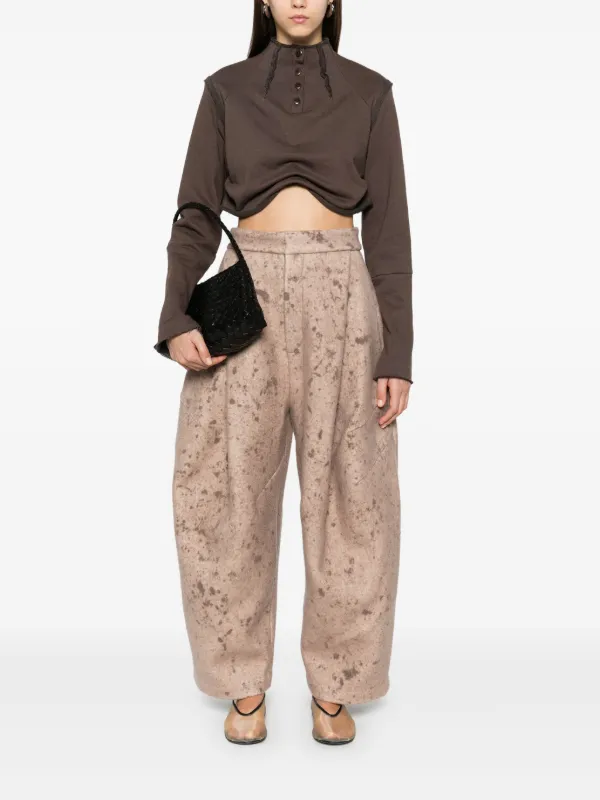 ボトムスその他 UMA WANG Women Pants LUW3022UW240 Brown Uma Wang Pin Trousers | Brown | FARFETCH