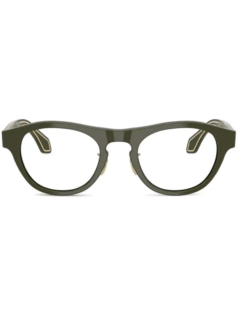 Giorgio Armani round-frame glasses