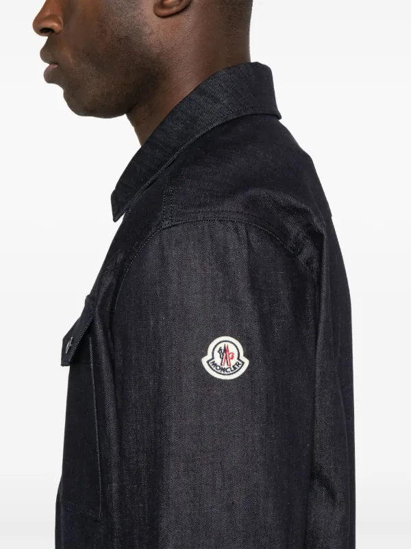 Moncler デニムシャツ | ブルー | FARFETCH JP
