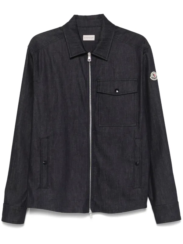 ★【MONCLER】Giacca in denim Tencin★デニムジャケット Denim Blue Tencin Denim Jacket - Windbreakers & Raincoats