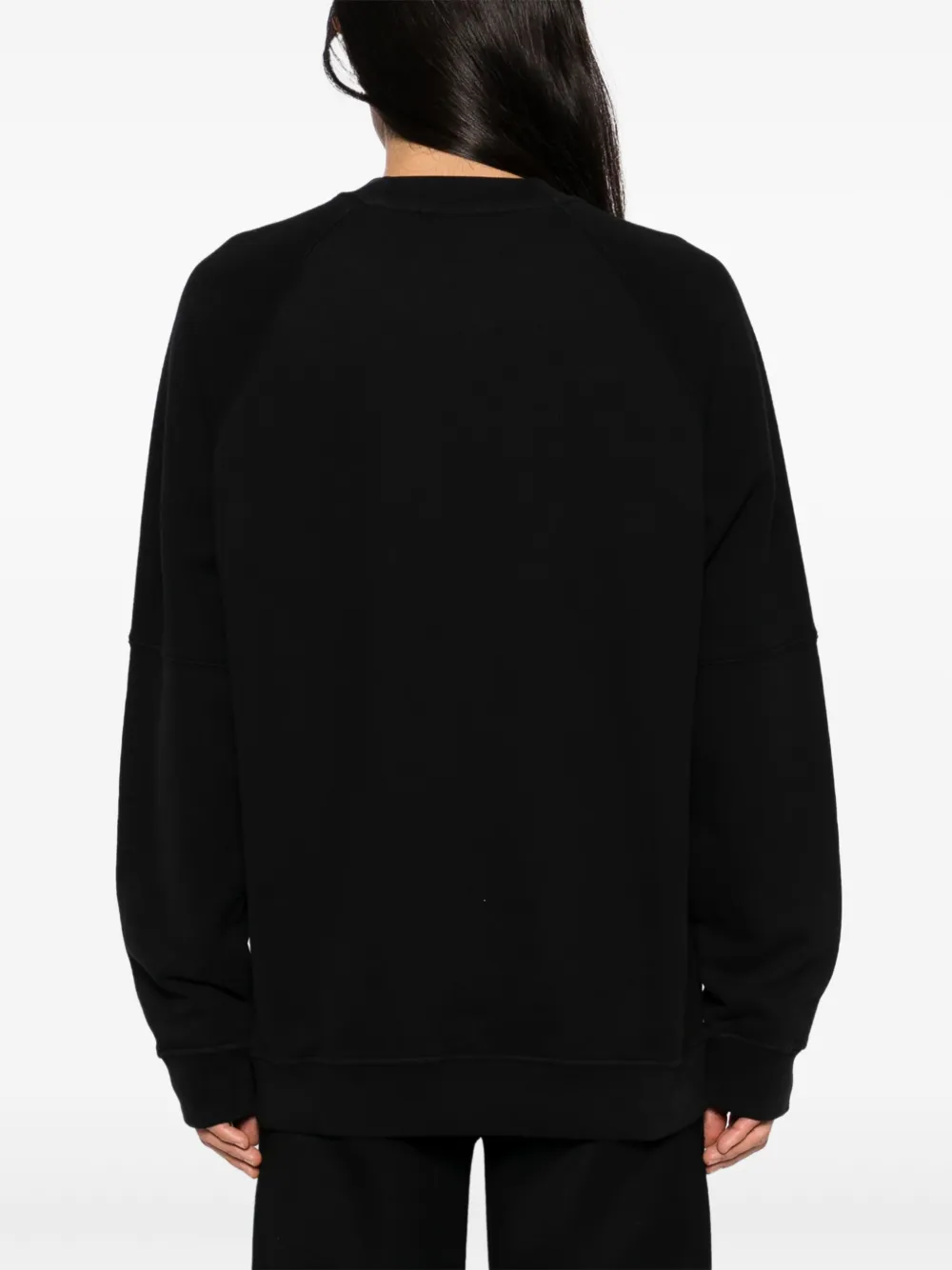 Stone Island Sweater met logopatch Zwart