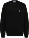 Stone Island logo-patched sweatshirt - Black